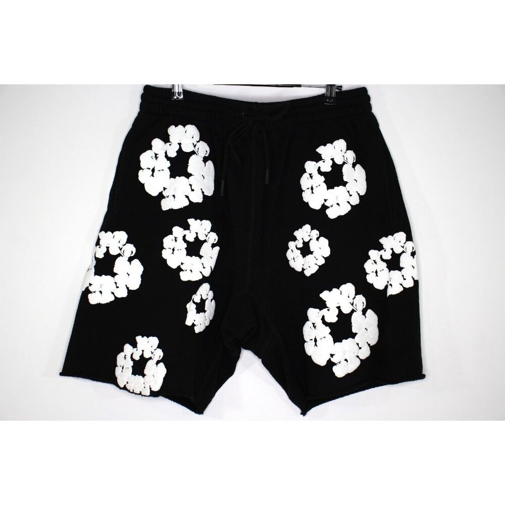 READYMADE x Denim Tears Mens XL 32 x 9 Cotton Wreath Sweatshorts RARE G1363